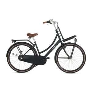 Daily Dutch Basic+ 28 Inch 47 cm Dames 3V Terugtraprem Matzwart