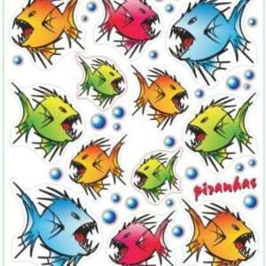 No Label | Stickerset piranha's
