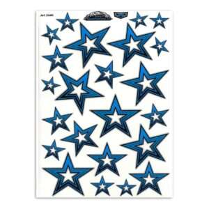 No Label | Stickerset blauw sterren