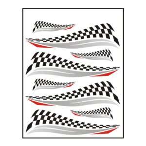 No Label | Stickerset finishvlag
