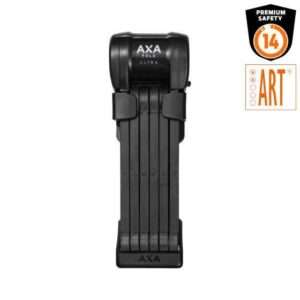 AXA | Fold Ultra Vouwslot 90 cm 8 mm Gehard Staal Zwart