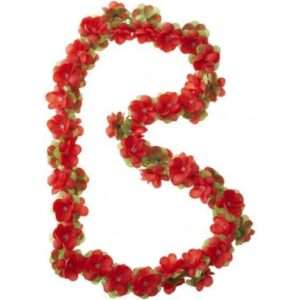 Basil | Bloemenstreng Flower Garland 120 cm rood