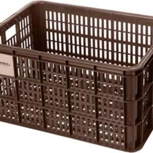 Basil | Fietskrat gerecycled L 40 liter bruin - 21163