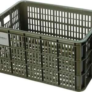 Basil | Fietskrat gerecycled L 40 liter groen - 21160
