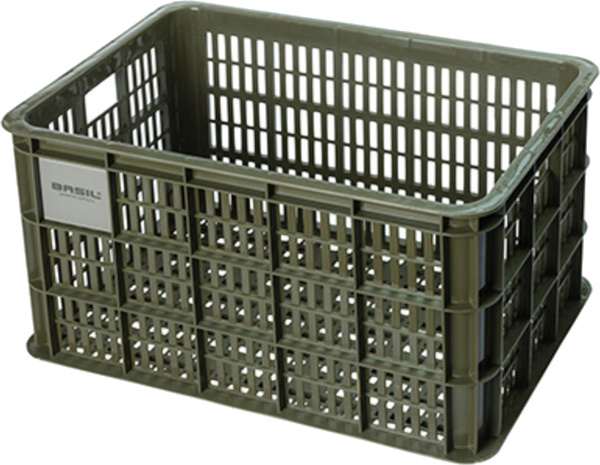 Basil | Fietskrat gerecycled L 40 liter groen - 21160