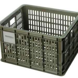 Basil | Fietskrat gerecycled M 29,5 liter groen - 21136