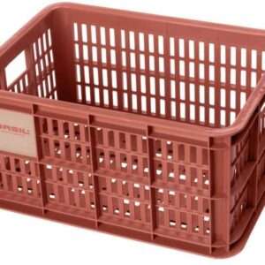 Basil | Fietskrat gerecycled S 17,5 liter rood - 21113