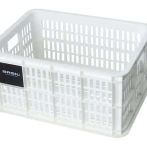Basil | Fietskrat gerecycled S 17,5 liter wit - 21114