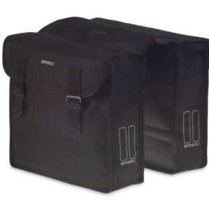 Basil | Dubbele fietstas Mara 26 liter zwart – 17022