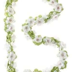 Basil | Bloemenstreng Flower Garland 120 cm wit