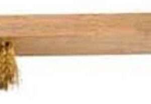 Cyclus Tools | Bougieborstel hout/staal 10 cm blank/goud