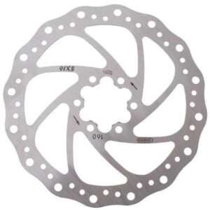 Elvedes | Remschijf 160 mm 6 gaats staal zilver