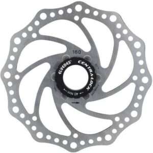 Elvedes | SC16 Remschijf 160 mm Centerlock RVS Zilver
