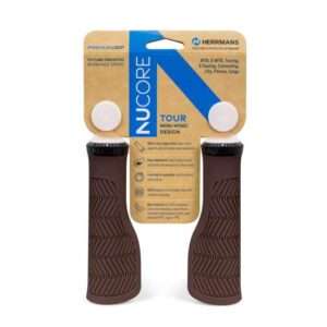Herrmans | Nucore Tour Wave Handvatten 130 mm ø22 mm Bruin
