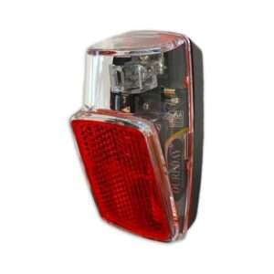 Lynx | City achterlicht led batterijen rood/zwart