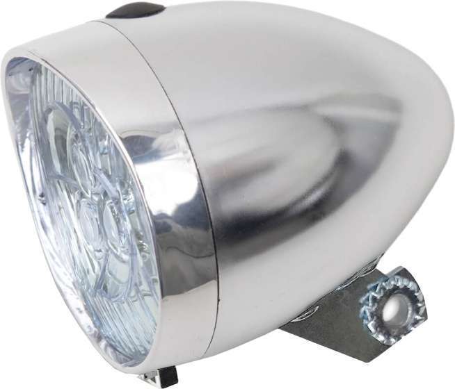 Lynx | Retro basic koplamp batterij led chroom