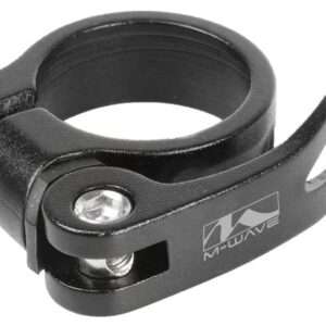 M-Wave | Zadelpenklem Clampy-QR 34,9 mm aluminium zwart