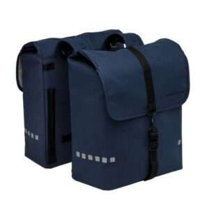 New Looxs | Odense Dubbele Fietstas 39 Liter Donkerblauw