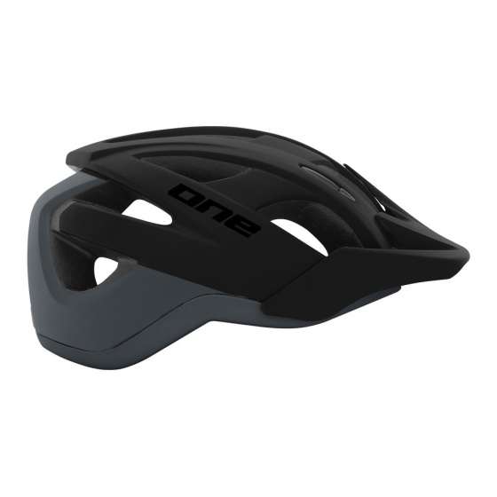 One | Trail Pro Fietshelm Donkergrijs/Zwart Maat M (55-58 cm)