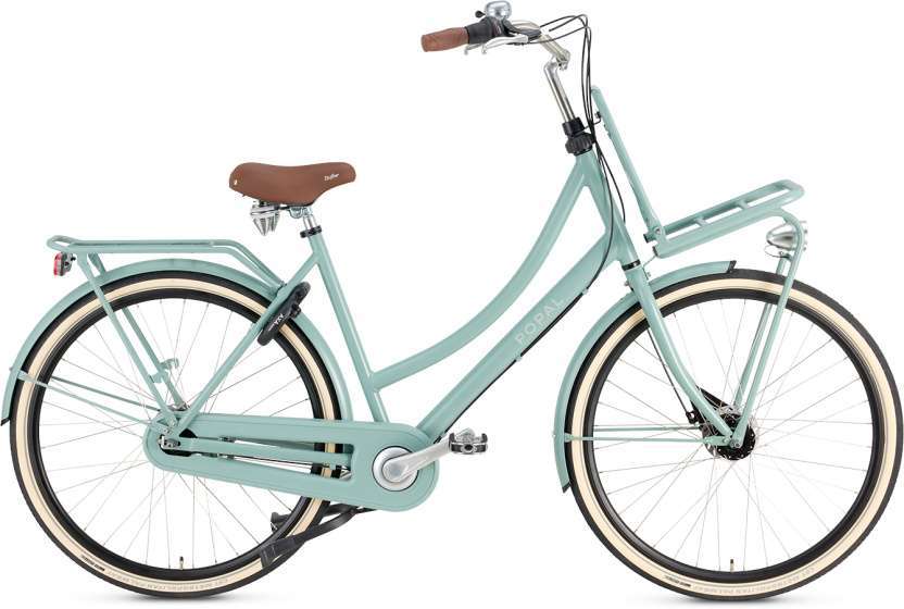 Popal | Dames Transportfiets Daily Dutch Prestige 28 Inch 59 cm 7V Rollerbrake Mintgroen