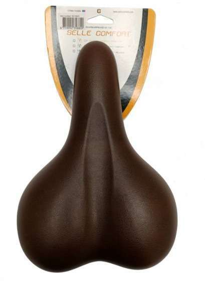 Selle Comfort | Zadel stadsfiets unisex bruin