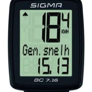Sigma | Fietscomputer BC 7.16 Zwart
