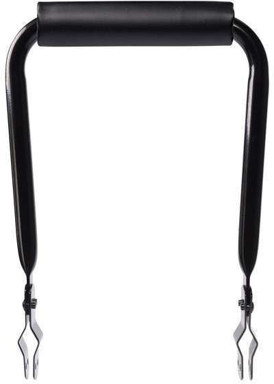 Simson | Rugleuning met rugkussen 27 cm zwart