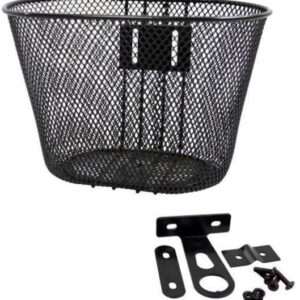 KGS | Kinderfietsmand 26 x 18 x 18 cm staal zwart