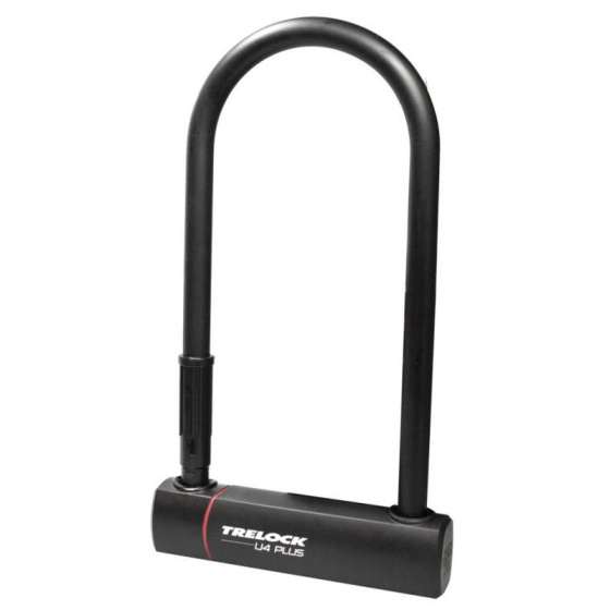 Trelock | U4 Plus Beugelslot/Muuranker 108/230 Zwart