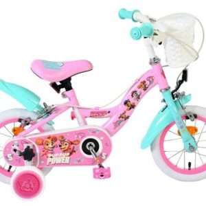 Nickelodeon | Meisjes Kinderfiets Paw Patrol, 12 inch, Roze, Twee handremmen
