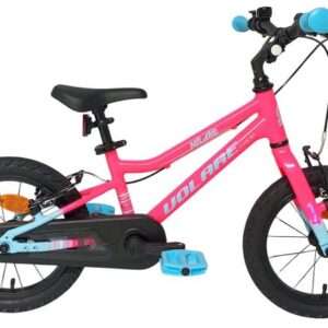 Volare | Meisjes Kinderfiets Milano, 14 inch, Roze, Twee handremmen