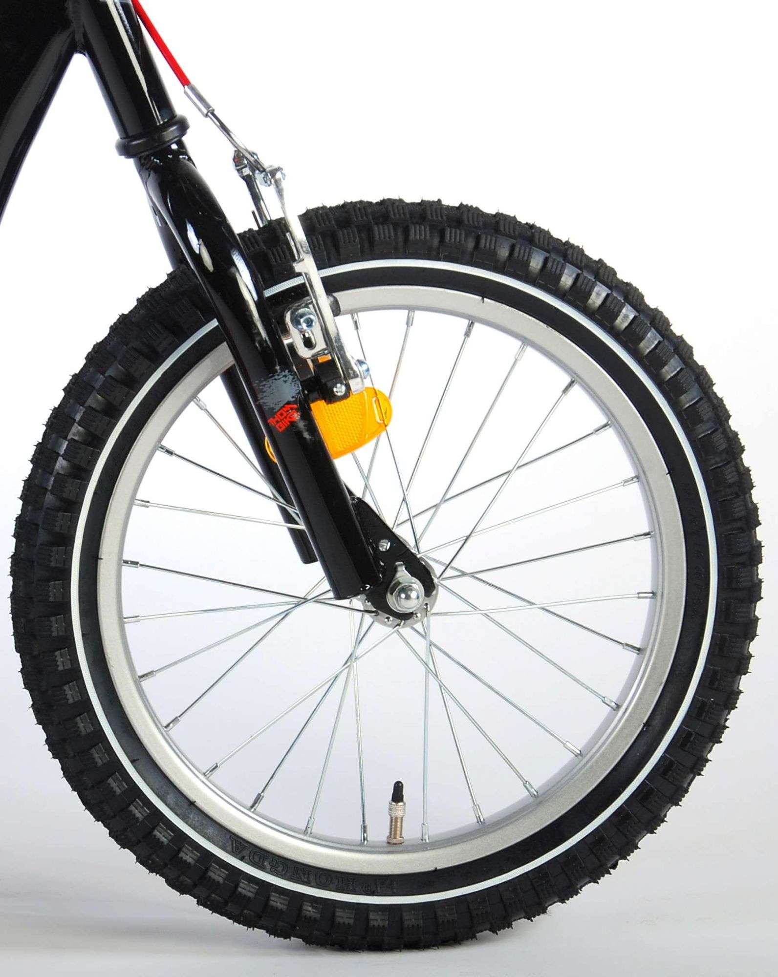 Volare Step - Jongens en Meisjes - 16 inch - Zwart/Rood - Afbeelding 2