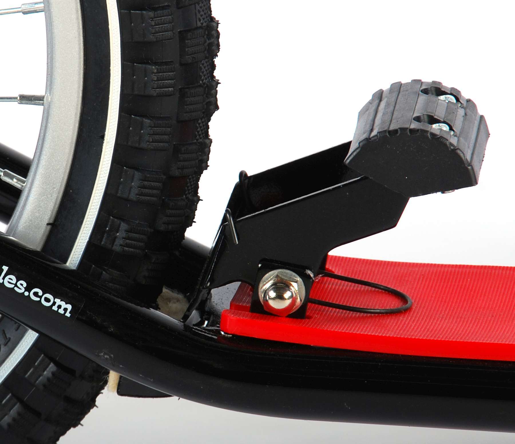 Volare Step - Jongens en Meisjes - 16 inch - Zwart/Rood - Afbeelding 5