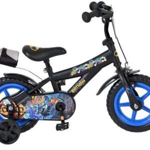 Warner Bros | Batman Jongens Kinderfiets, Mag Wheels, 12 inch, Zwart