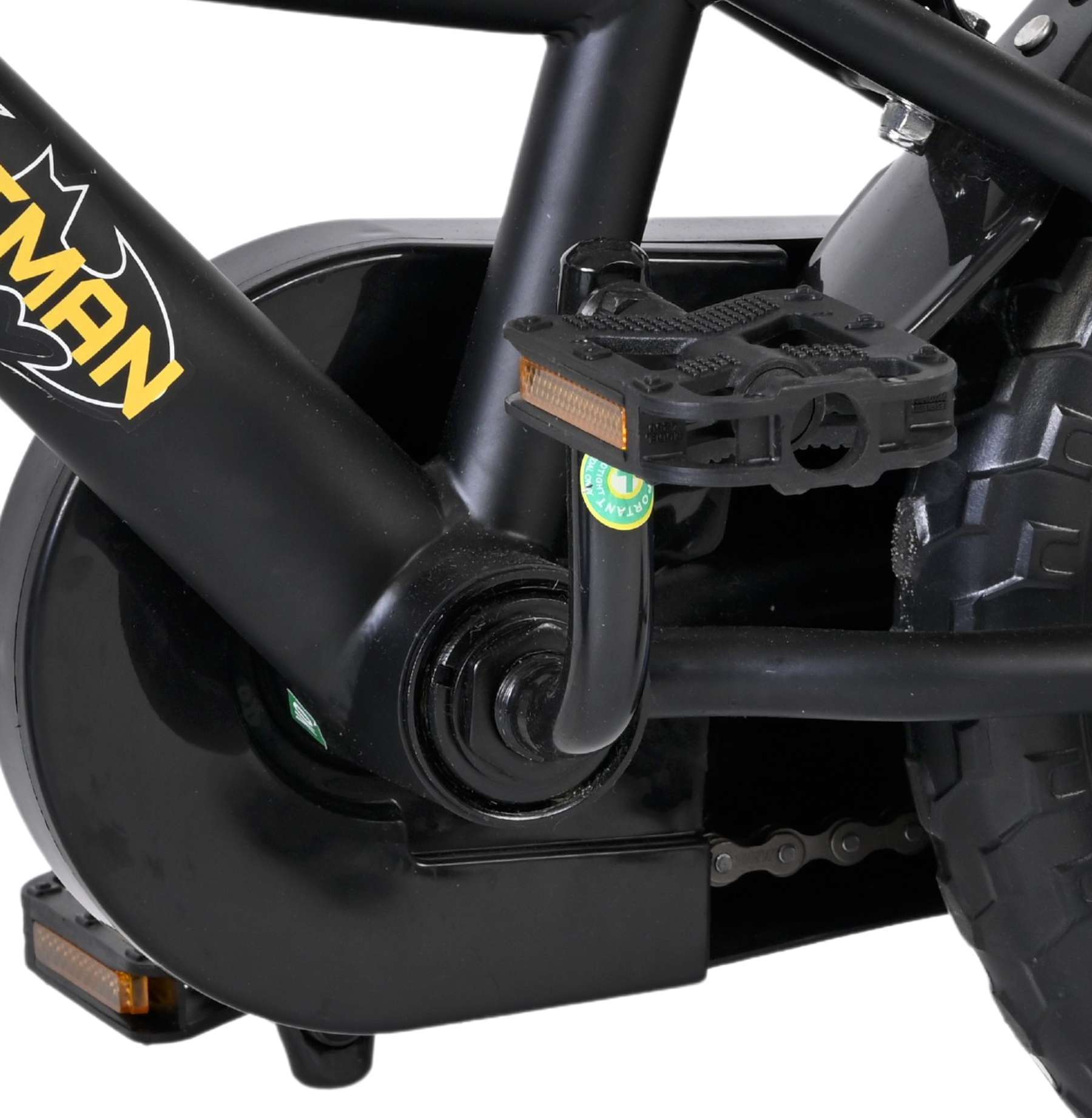 Warner Bros | Batman Jongens Kinderfiets, Mag Wheels, 12 inch, Zwart - Afbeelding 7