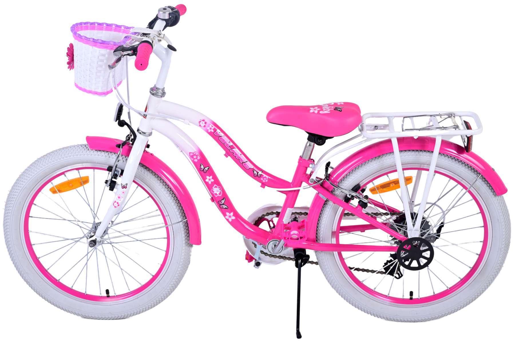 Volare | Meisjes Kinderfiets Lovely, 20 inch, Roze, 7 versnellingen - Afbeelding 13
