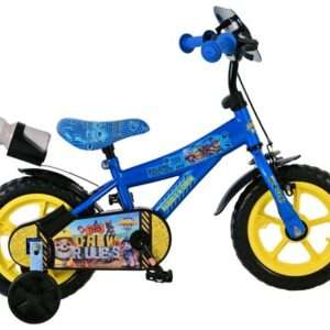 Nickelodeon | Jongens Kinderfiets Rubble & Crew (Paw Patrol), Mag Wheels, 12 inch, Blauw