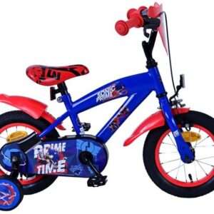 Volare | Jongens Kinderfiets Turbo Crew, 12 inch, Blauw Rood