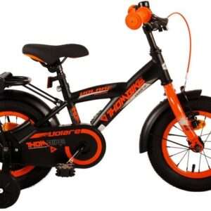 Volare | Jongens Kinderfiets Thombike, 12 inch, Zwart Oranje