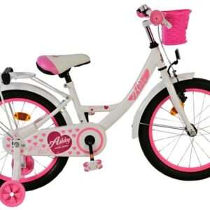 Volare | Meisjes Kinderfiets Ashley, 18 inch, Wit