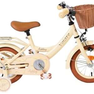 Volare | Meisjes Kinderfiets Ashley, 12 inch, Creme