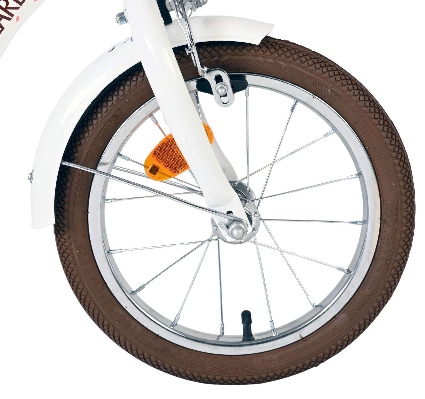 Volare | Meisjes Kinderfiets Blossom, 14 inch, Wit - Afbeelding 2