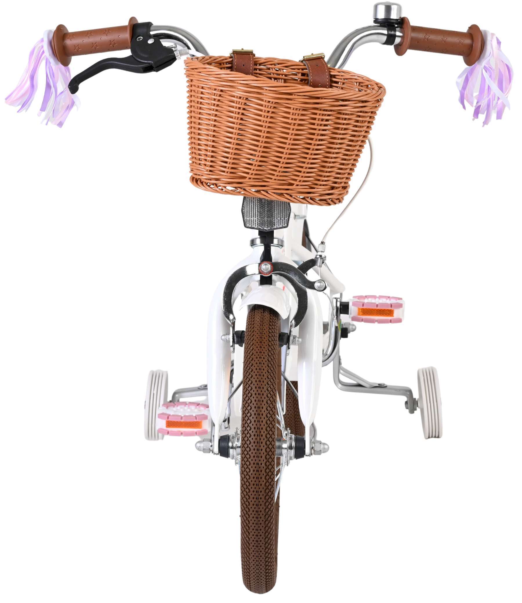 Volare | Meisjes Kinderfiets Blossom, 14 inch, Wit - Afbeelding 5