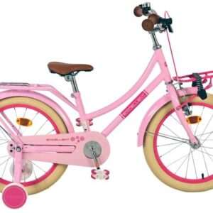 Volare | Meisjes Kinderfiets Excellent, 18 inch, Roze, 95% afgemonteerd