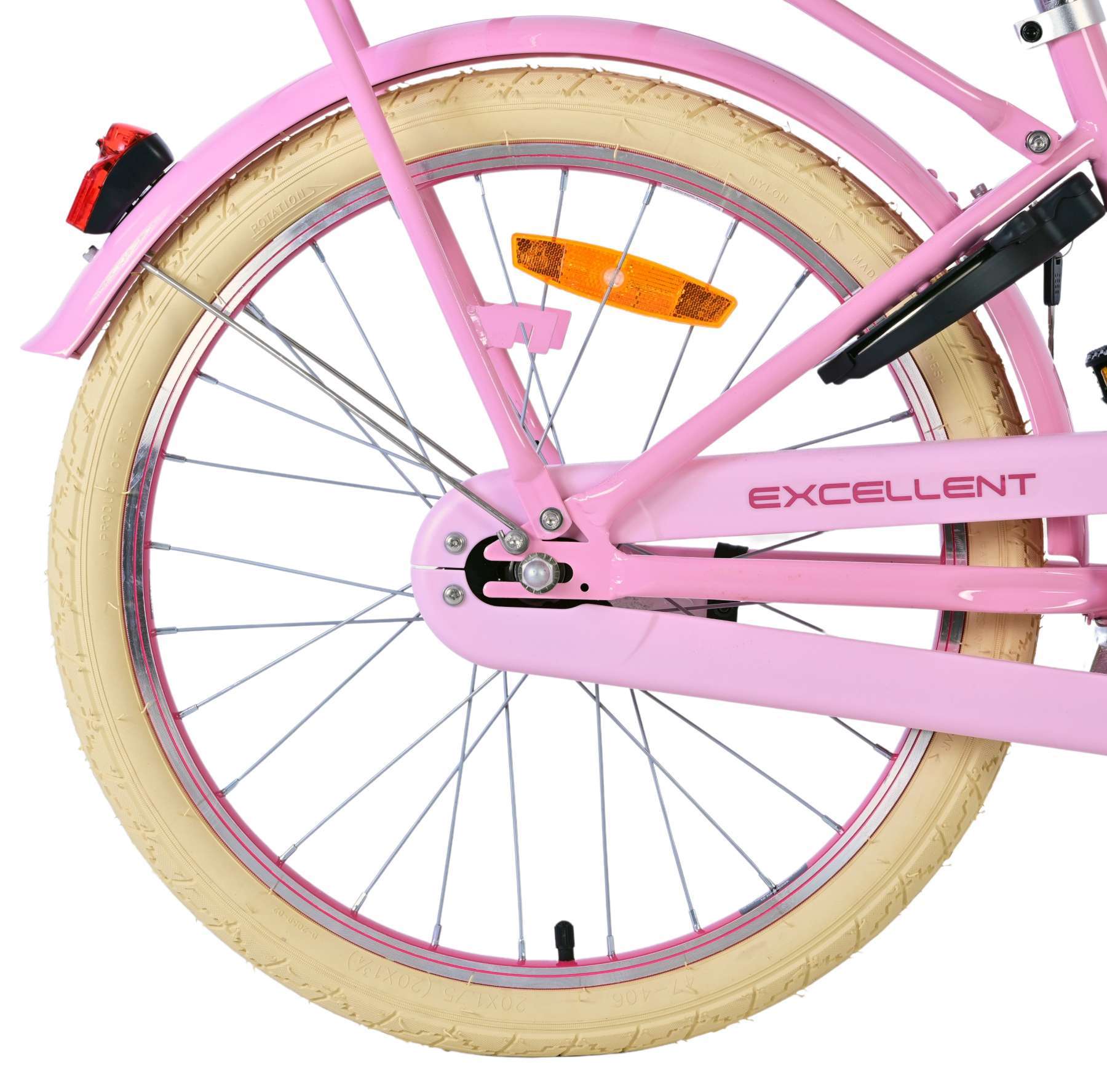 Volare | Meisjes Kinderfiets Excellent, 20 inch, Roze - Afbeelding 7
