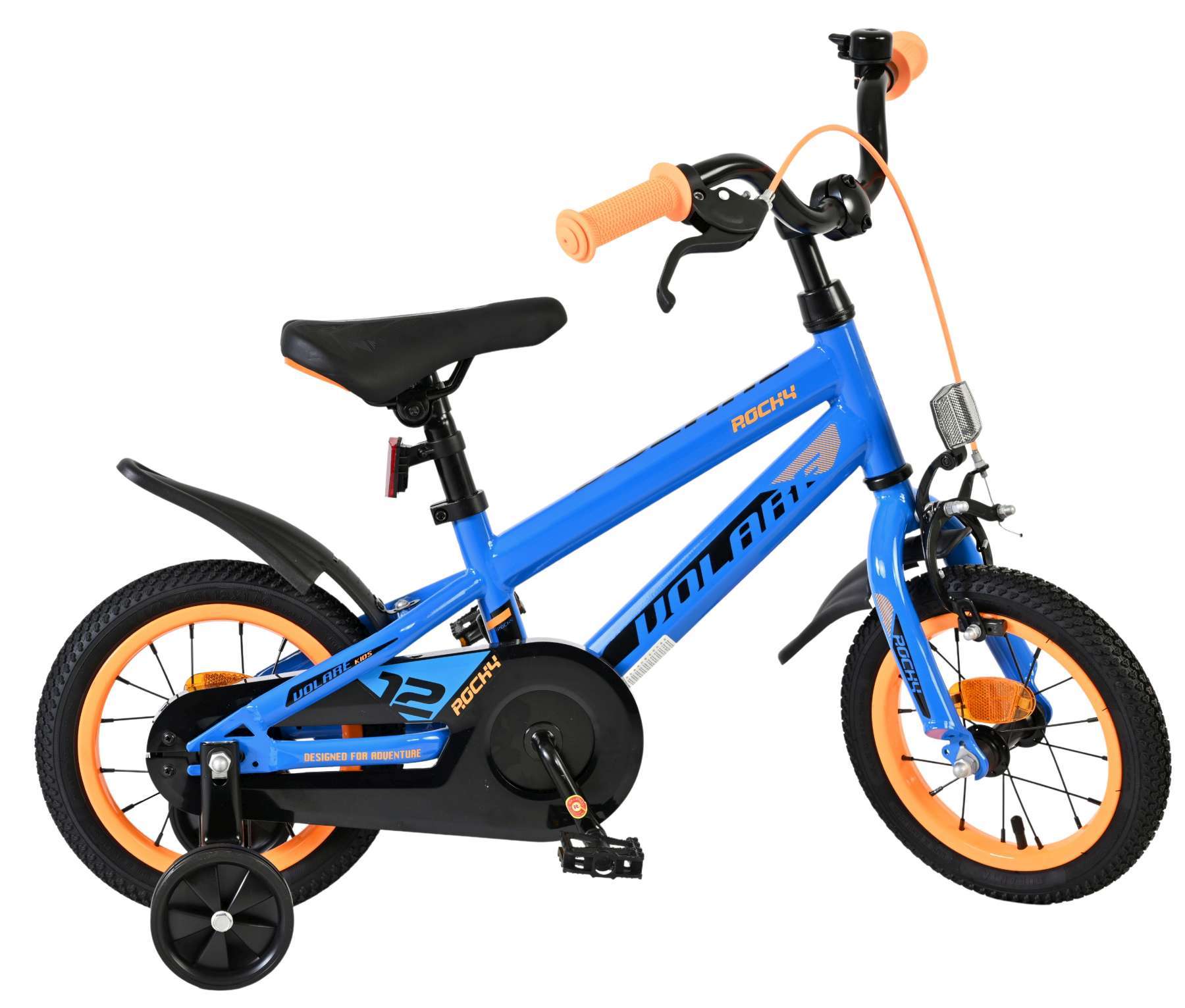 Volare | Jongens Kinderfiets Rocky, 12 inch, Blauw - Afbeelding 9