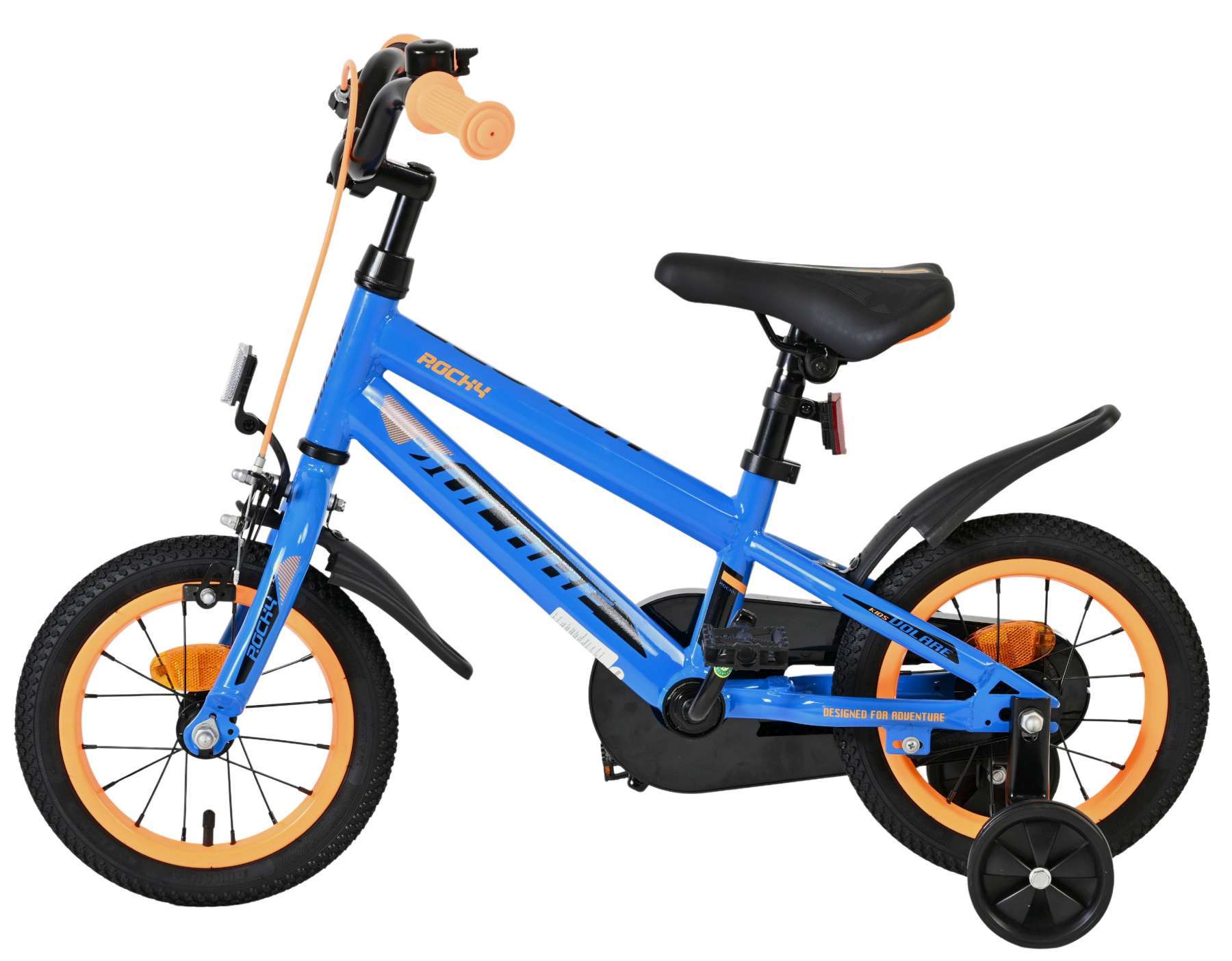 Volare | Jongens Kinderfiets Rocky, 12 inch, Blauw - Afbeelding 6