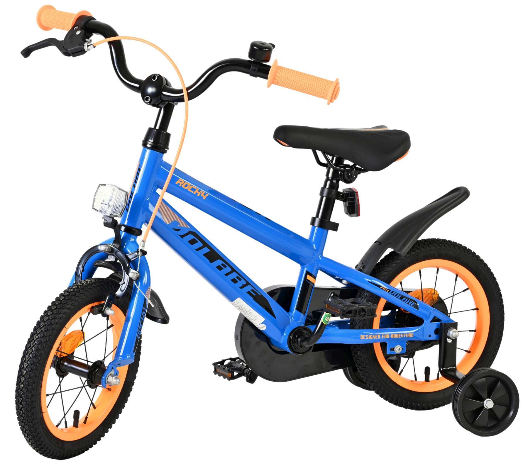 Volare | Jongens Kinderfiets Rocky, 12 inch, Blauw - Afbeelding 7