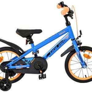 Volare | Jongens Kinderfiets Rocky, 14 inch, Blauw