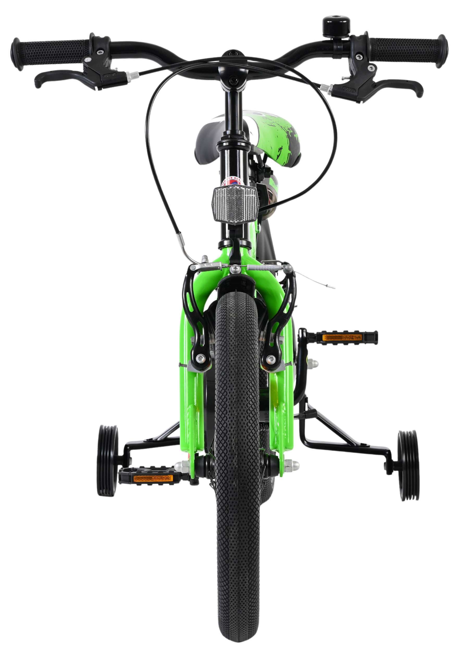 Volare | Jongens Kinderfiets Sportivo, 16 inch, Groen, Twee Handremmen - Afbeelding 5